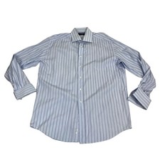 Canali Righe Blu Camicia