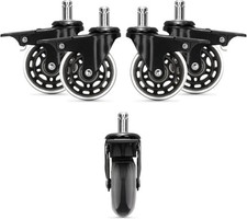 5x Rotelle sedia ufficio