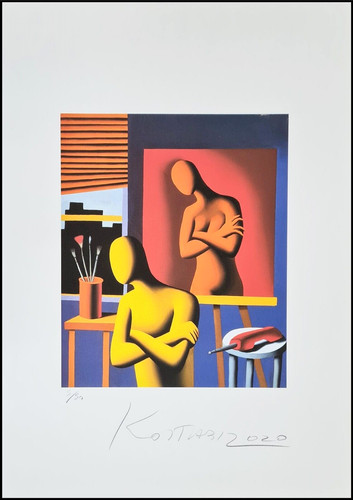 Mark kostabi untitled - kostabi, *