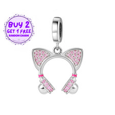 Cat headphone charm for - cat,