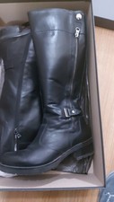 Stivali Nero Giardini Donna n°38 come nuovi con fibbia alla caviglia