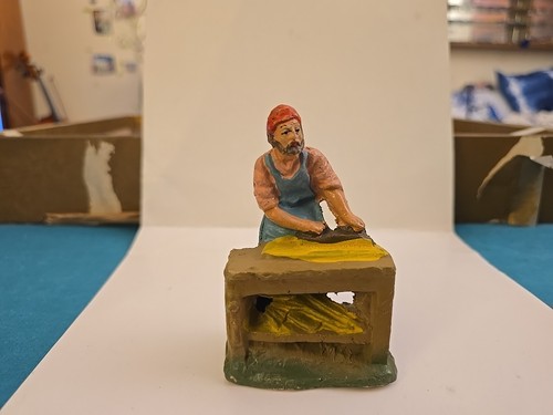 Personaggio presepe vintage - personaggio,