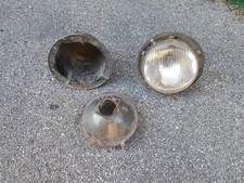 AUTO JEEP CJ3 FARO FANALE ANTERIORE RICAMBI TELAIO MOTORE ORIGINALE EPOCA