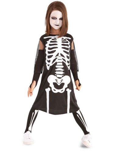 Costume bambina scheletro - costume, da