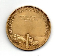 Italia - Regno - Medaglia Ministero Economia Nazionale - Vedi Foto - (MP2713)