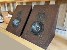 Spica TC-50 speakers - completely restored and re-veneered in African Wenge !