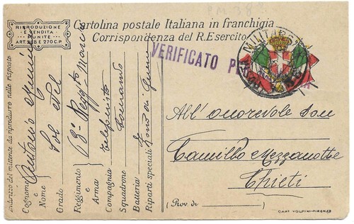 Posta militare comando - 38,