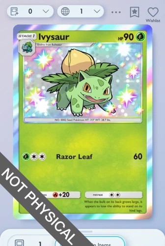 Pokemon tcg pocket ivysaur - pocket,