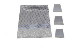 SCIARPA SETA uomo Grigia MAN silk scarf disegni grigio beige azzurri CERIMONIA33