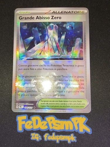 Carta pokémon grande abisso - carta,