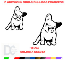 kit 2 adesivi bulldog francese