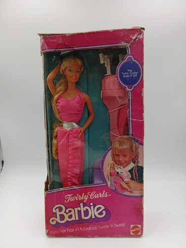 Bambola barbie twirly curls - bambola,