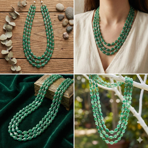 Collana con pietre preziose