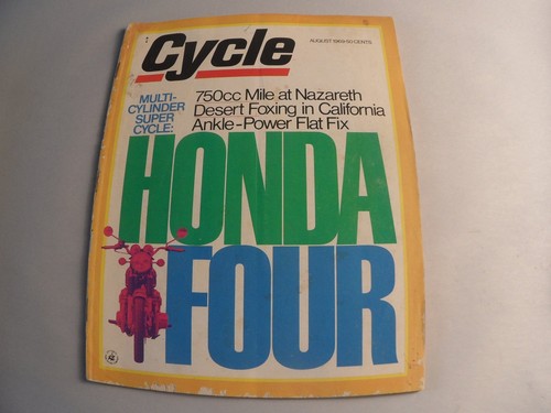 Cycle august 1969 honda - 1969, four