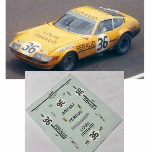 Decals ferrari 365 - 365, gtb4