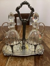 ANTICA OLIERA IN ARGENTO massiccio 800 3 vc castaudi & gautero 246 gr italia 