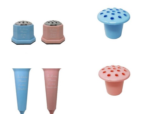 Vaso fiori tomba - fiori,