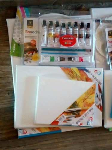 Lotto tele pittura a olio - lotto,