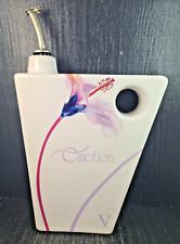 ceramica viva deruta oliera emotion schiacciata con decoro fiore h 26 cm