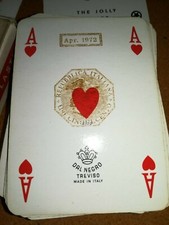 1972 vecchie carte da gioco