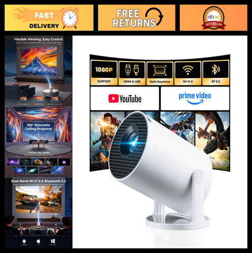 Mini proiettore 1080p wifi - 1080p,