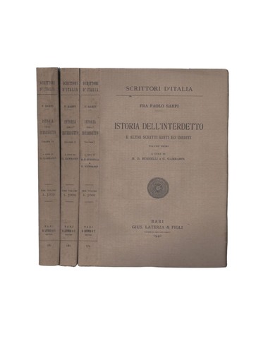 Istoria dell interdetto - dell'interdetto, e