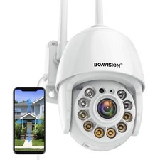 	BOAVISION Telecamera di Sicurezza Esterno Wireless WiFi IP Telecamera Sicurezza Domestica	