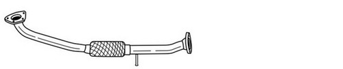 Tubo gas scarico per - 80, cv