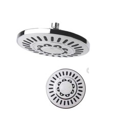 SOFFIONE DOCCIA MULTIGETTO TONDO BAGNO DIAMETRO 20.3 CM ORIENTABILE 02038