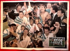 FOOTBALL FINALE CHAMPIONS LEAGUE 26 MAI 1993 OM - MILAN 1-0 BOLI DANS LA LEGENDE