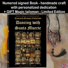 Antique Book Santa Muerte Grimoire Magic Esotericism Occultism Witchcraft Manual