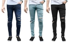 JEANS UOMO STRAPPATO SKINNY
