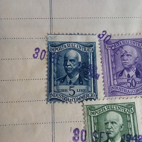 1942 varietà marca bollo 5 - 1942,