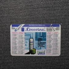 calendarietto tascabile pubblicitario coccoina 1997
