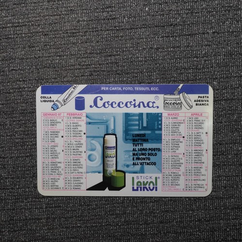 Calendarietto tascabile - calendarietto,