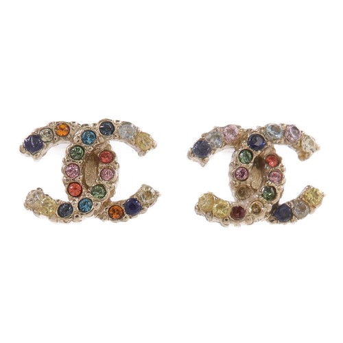 Orecchini chanel metallo - cc,