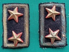 E.I. CC : Coppia di VECCHIE TRAVETTE da UFFICIALE per Uniforme da Gala e da Sera