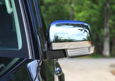 Tappo specchietto retrovisore laterale cromato ABS per Mitsubishi Pajero Shogun 2007-2021