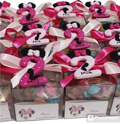 Bomboniera compleanno minnie - compleanno,