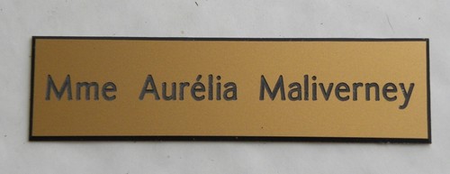 Placca cassetta della posta - di,