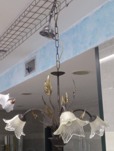 Lampadario sospensione in - a,