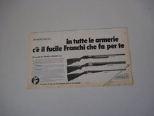 advertising Pubblicità 1975 FUCILI FRANCHI
