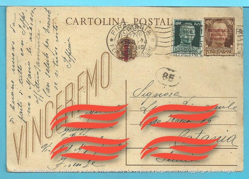 Storia postale cartolina - storia, postale: