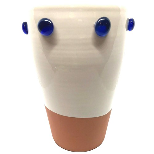 Vaso terracotta smaltato - vaso,