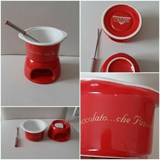 Set Fonduta in ceramica Pubblicitario Novi Passione Cioccolato Da Collezione 