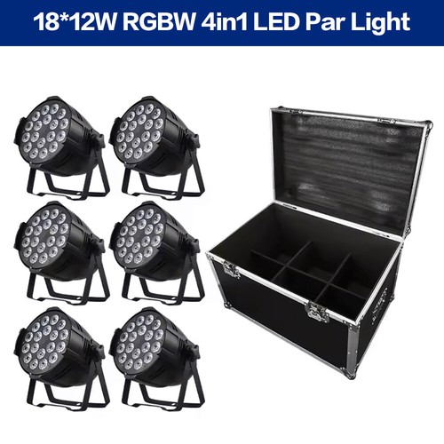 6pcs 12w rgbw - 18*12w,