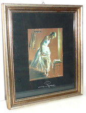 QUADRO stampa di GASTONE PEIRANO ballerina  cm 30x35 con cornice