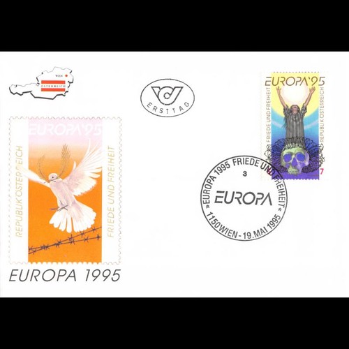Autriche fdc europa 1995 - -,
