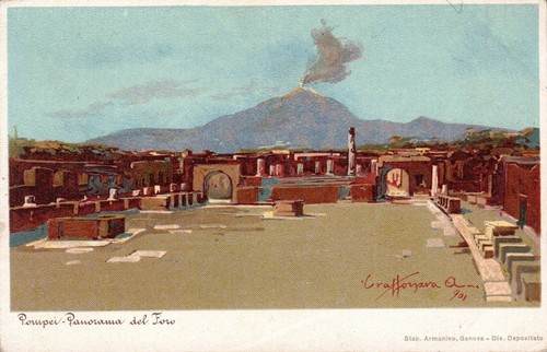 Napoli pompei panorama del - pompei,