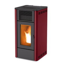 Stufa a Pellet in acciaio e